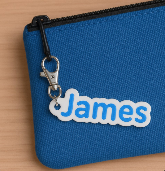 Custom 3D Printed Name Tag Boys - 3 piece Bundle