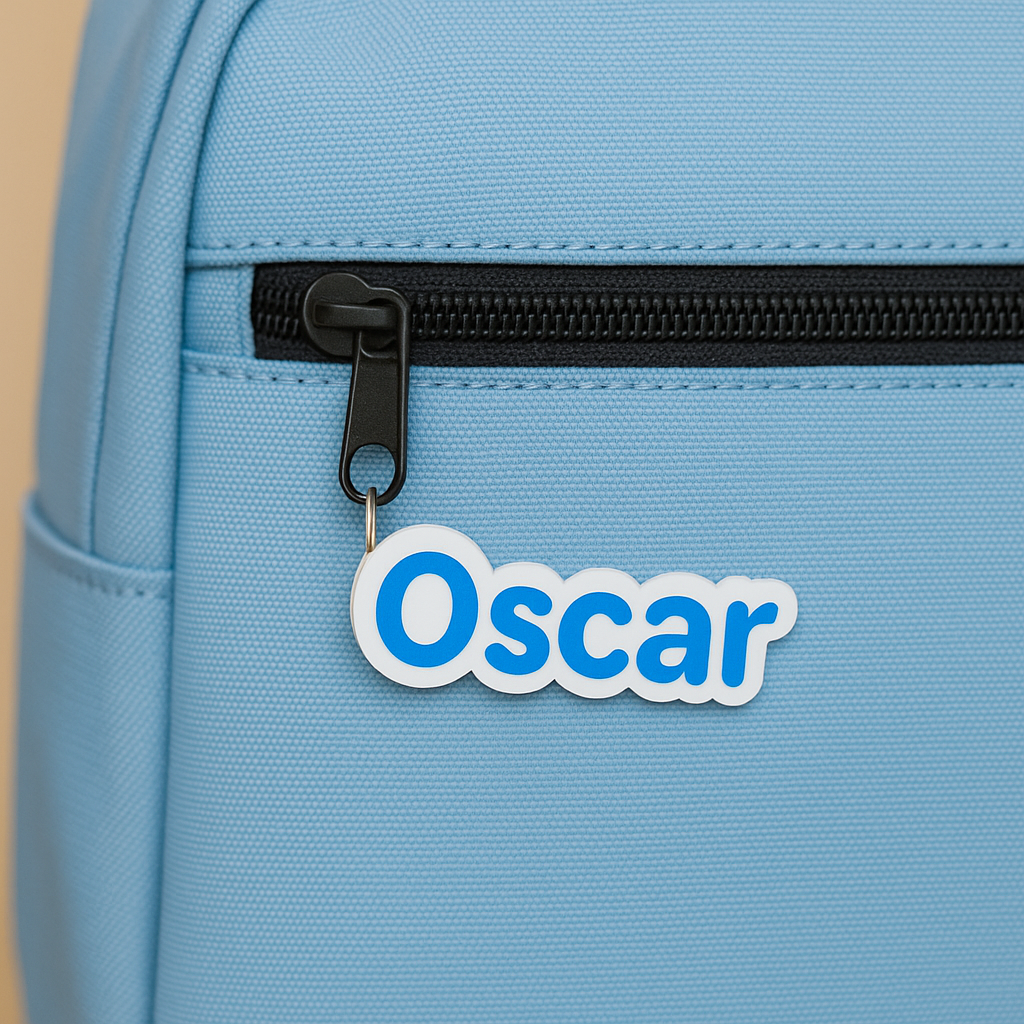 Custom 3D Printed Name Tag Boys - Single