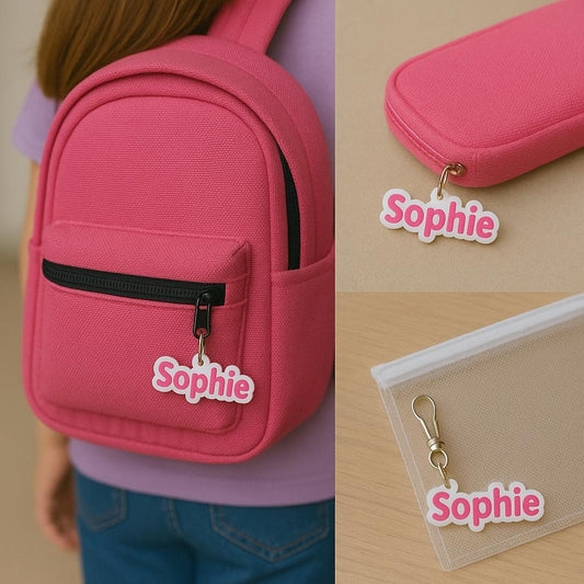 Custom 3D Printed Name Tag Girls - 3 piece Bundle