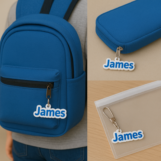 Custom 3D Printed Name Tag Boys - 3 piece Bundle